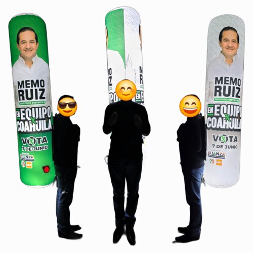 Publitubo Mochila Publicitaria Inflable