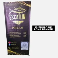 Banners Displays Banner RollUp Publicitario Panel Araña Ejemplo de Banner Metal