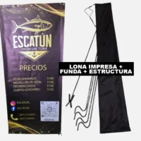 Banners Displays Banner RollUp Publicitario Panel Araña Ejemplo de Banner Metal Todo