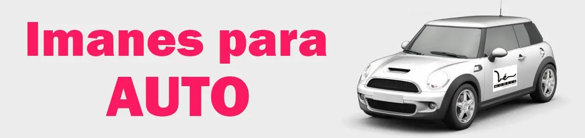 Imanes personalizados para Autos a todo color impresion digital