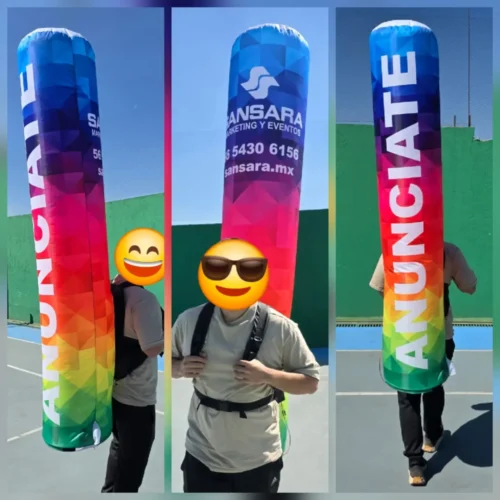 Publitubo Mochila Publicitaria Inflable B