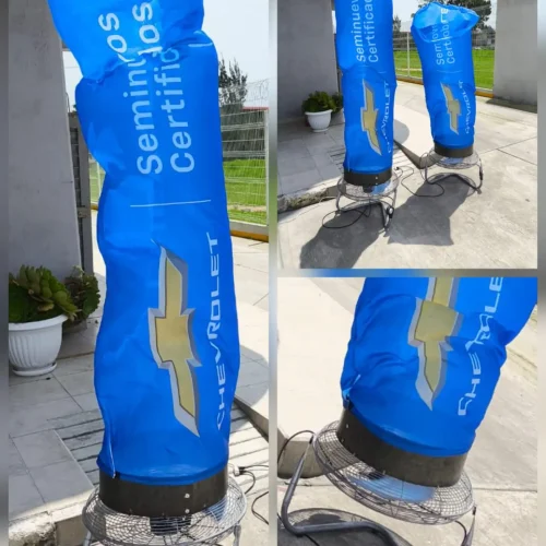 Sky dancer Motor y Tela personalizada a todo color 3 mts o 4 mts G